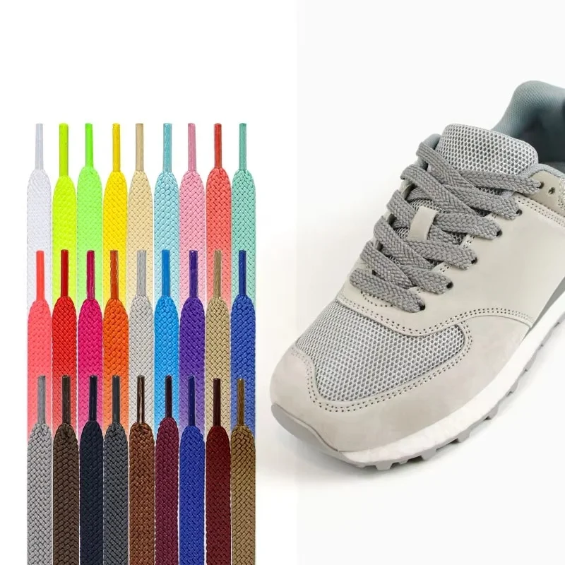 1 Paar Schnürsenkel für Sneaker, flach, klassisch, für Damen und Herren, Freizeitschuhe, Sportschnürsenkel, Schuhbänder, Schuhzubehör