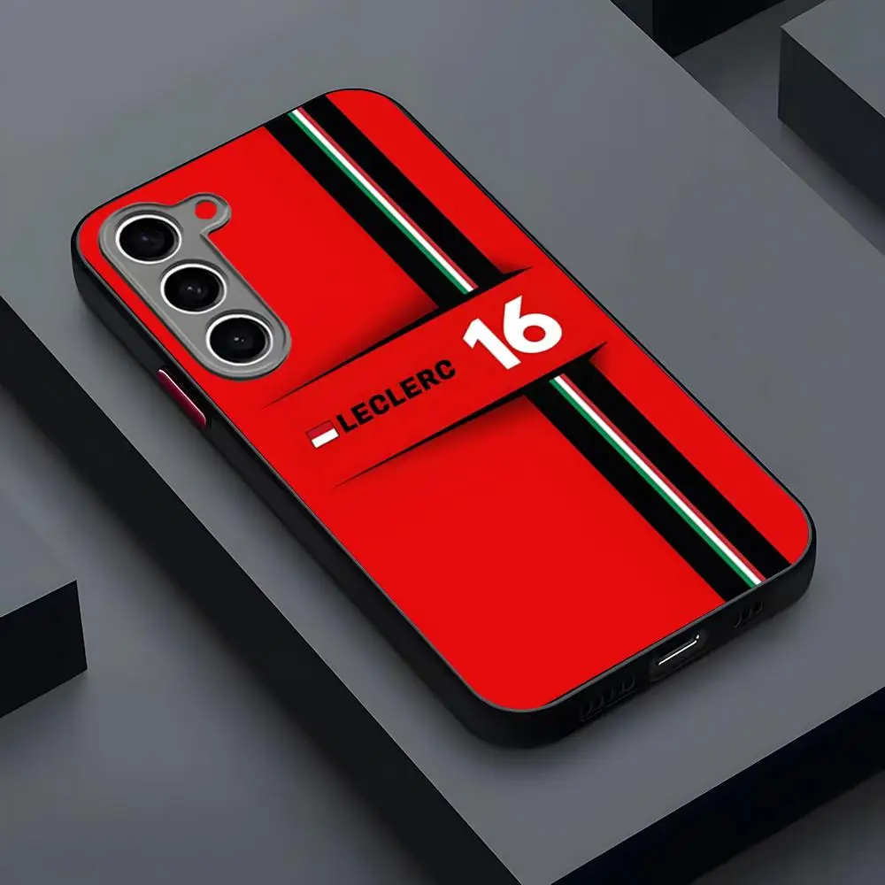 Charles Leclerc 16 Phone Case Matte Transparent For Samsung S25Plus S21fe S22 FE S23 Ultra S24 Plus S25 Luxury Back Cover