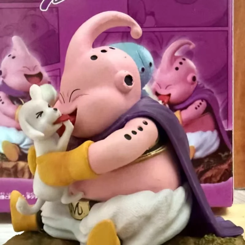 Not Original 9cm Dragon Ball Licking Dog Majin Buu Q Version