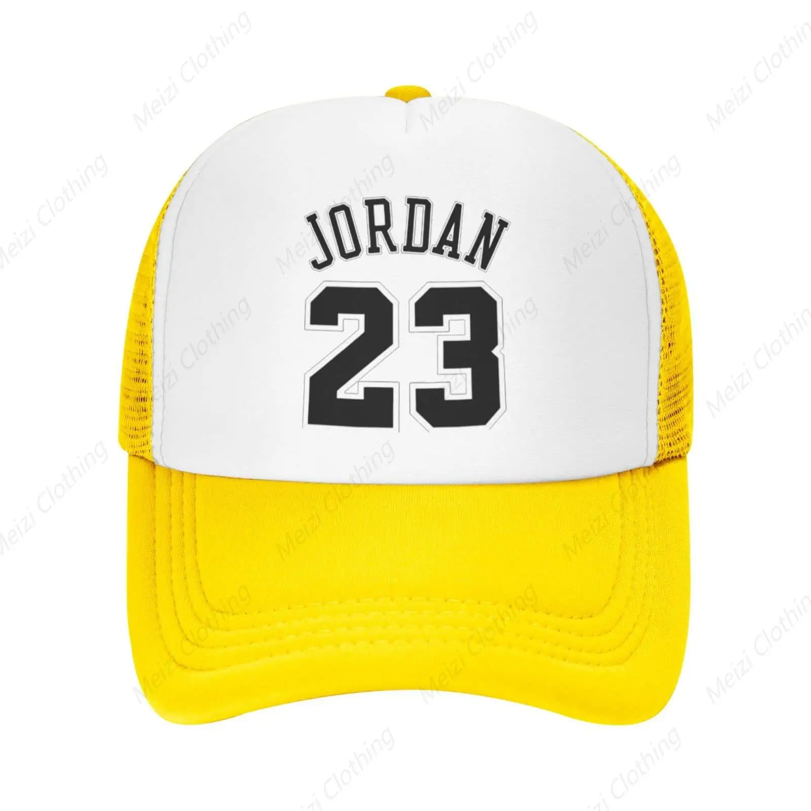 

Basketball Enthusiast No. 23 Mesh Truck Cap Sports Baseball Cap Casual Adjustable Hip-Hop Gift Golf Dad Cap