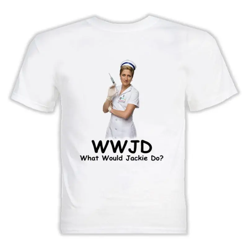 ممرضة جاكي إيدي فالكو ماذا سيفعل تي شيرت