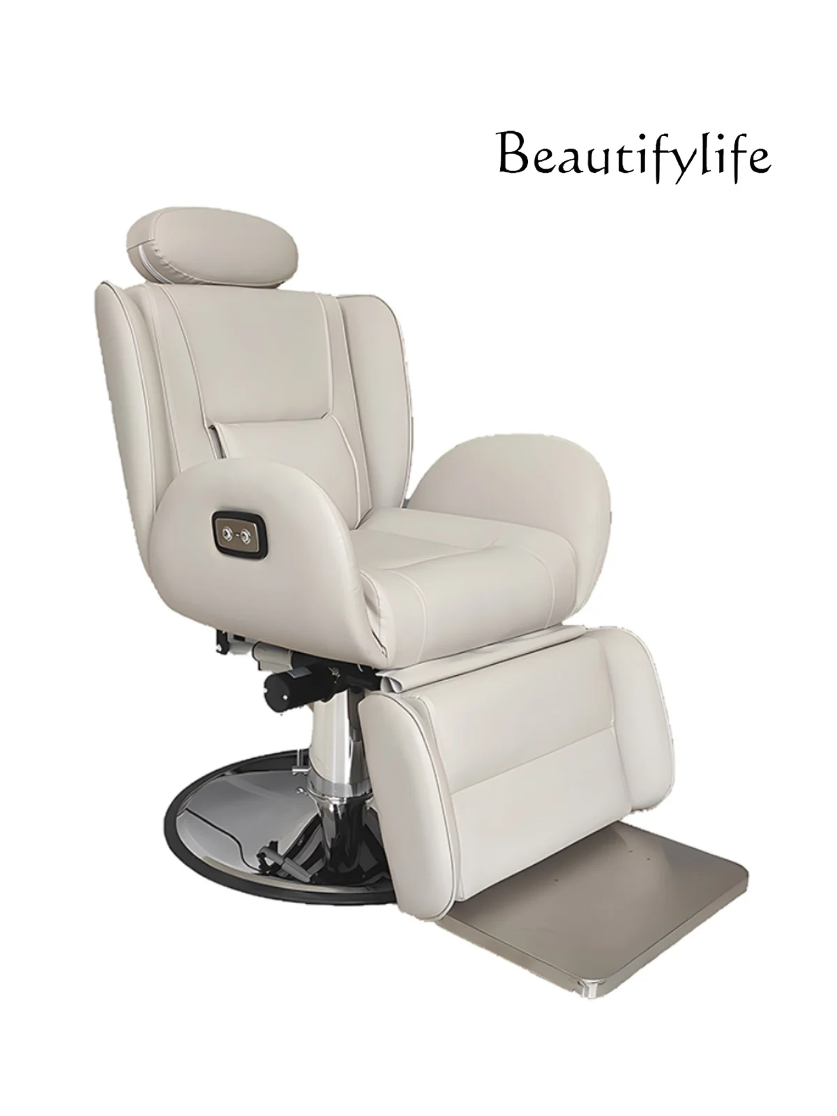 

Barber Shop Electric Shaving Recliner Lifting and Lowering Hair Cutting Chair for Hair Care Shop