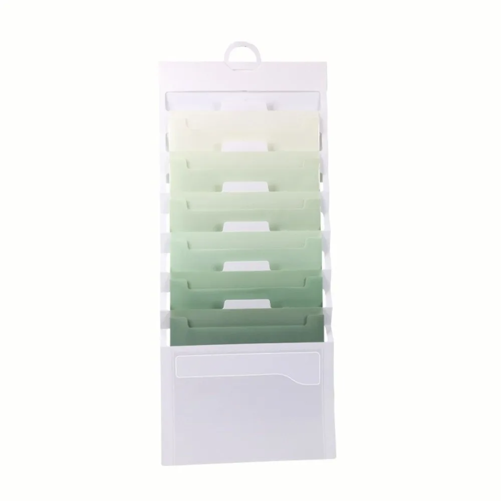 

Подвесные папки для файлов с 6 карманами, большая емкость, настенные расширяемые карманы для аккордеона, многоцветный органайзер для файлов, газета