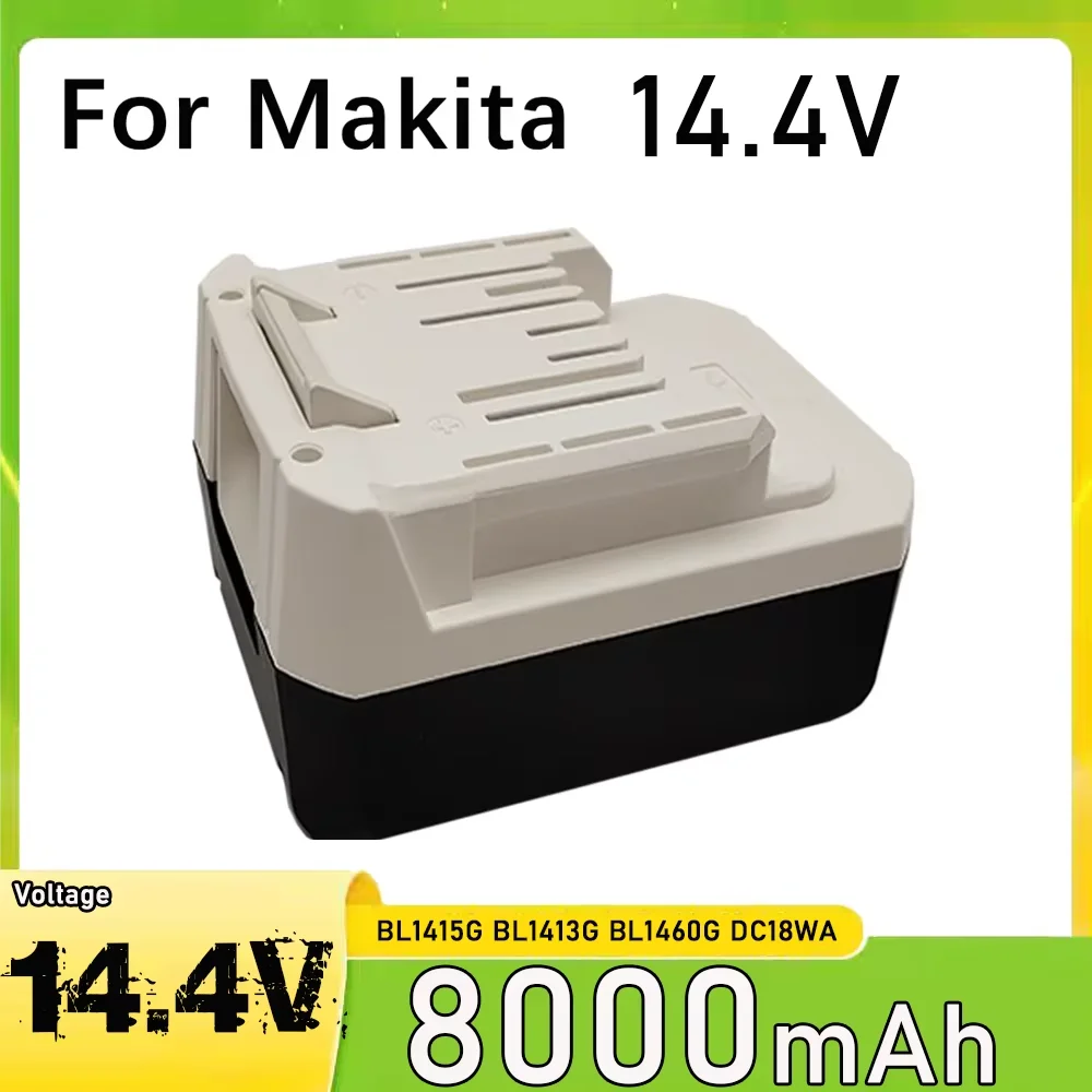 

Аккумулятор Li-Ion 8.0Ач 14.4В BL1413G для Makita BL1460G DC18WA DMR106 UH480D UH520D UM165D UR140D