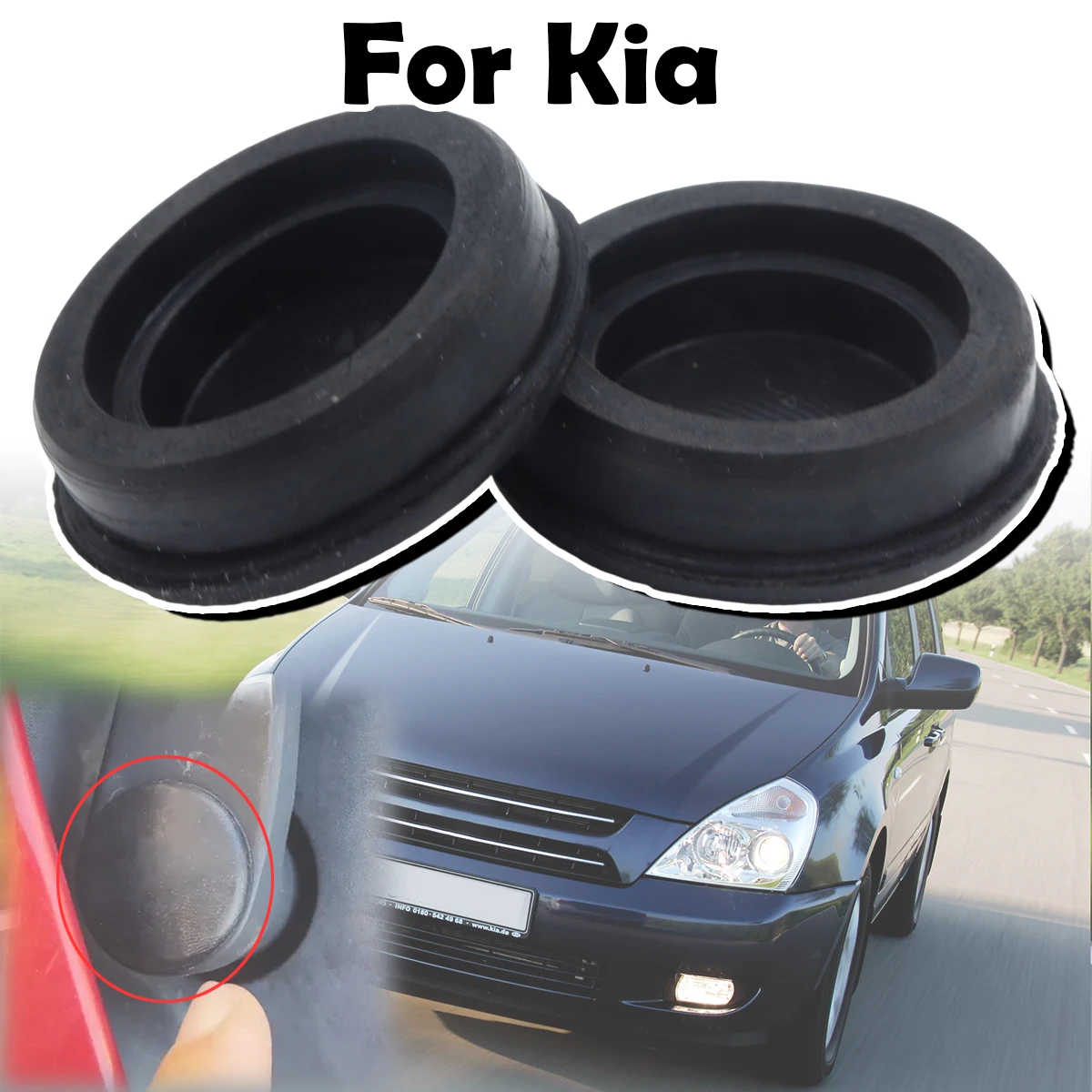 

For Kia Ceed Rio Sid Sorento Santa carnival Front Windscreen Windshield Window Wiper Blade Arm Rocker Bolt Cap Cover Replacement