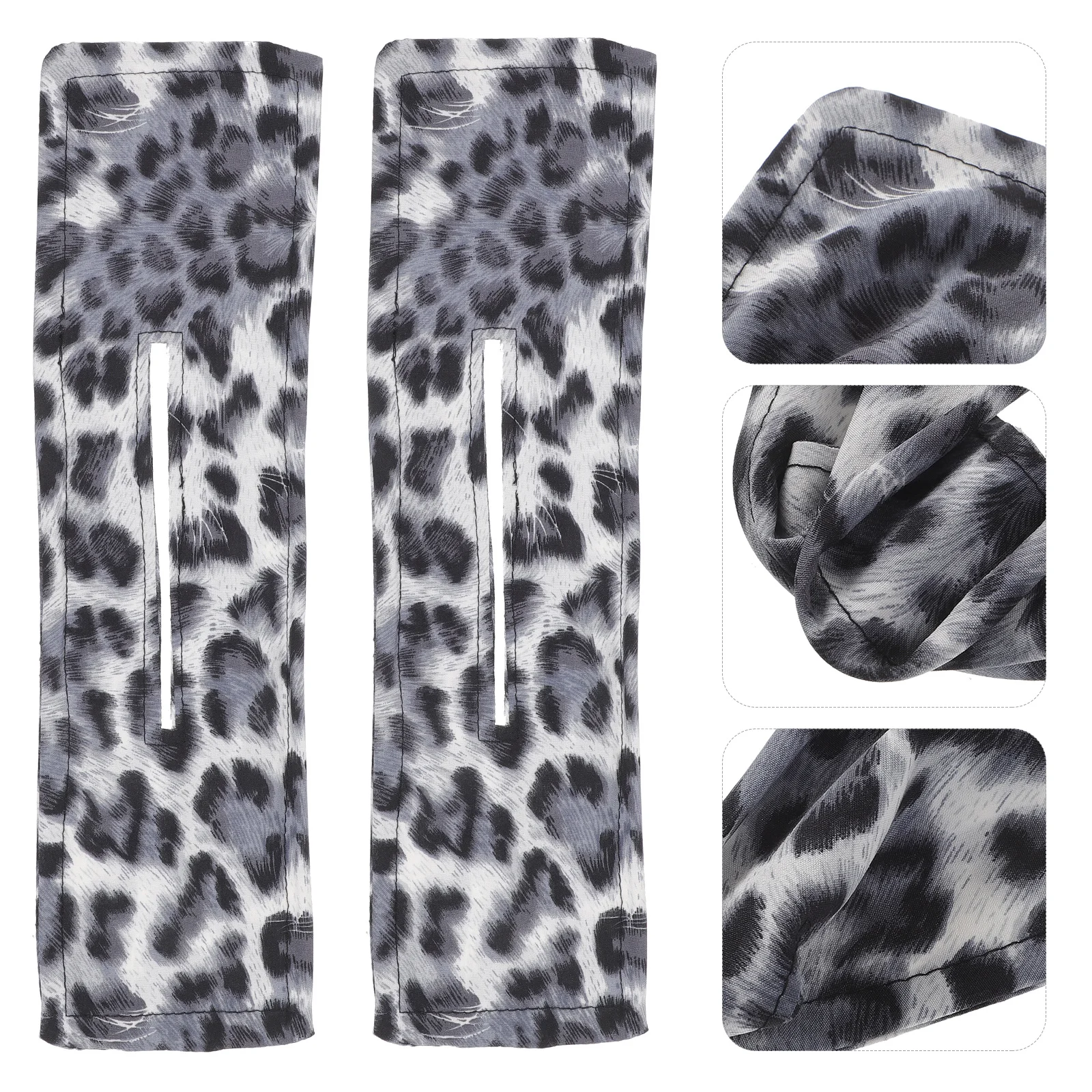 

2Pcs Leopard Print Hair Bun Maker Premium Lazy Curler for Women Easy Styling Tool Heatless Updo Accessory for Daily Party Yoga