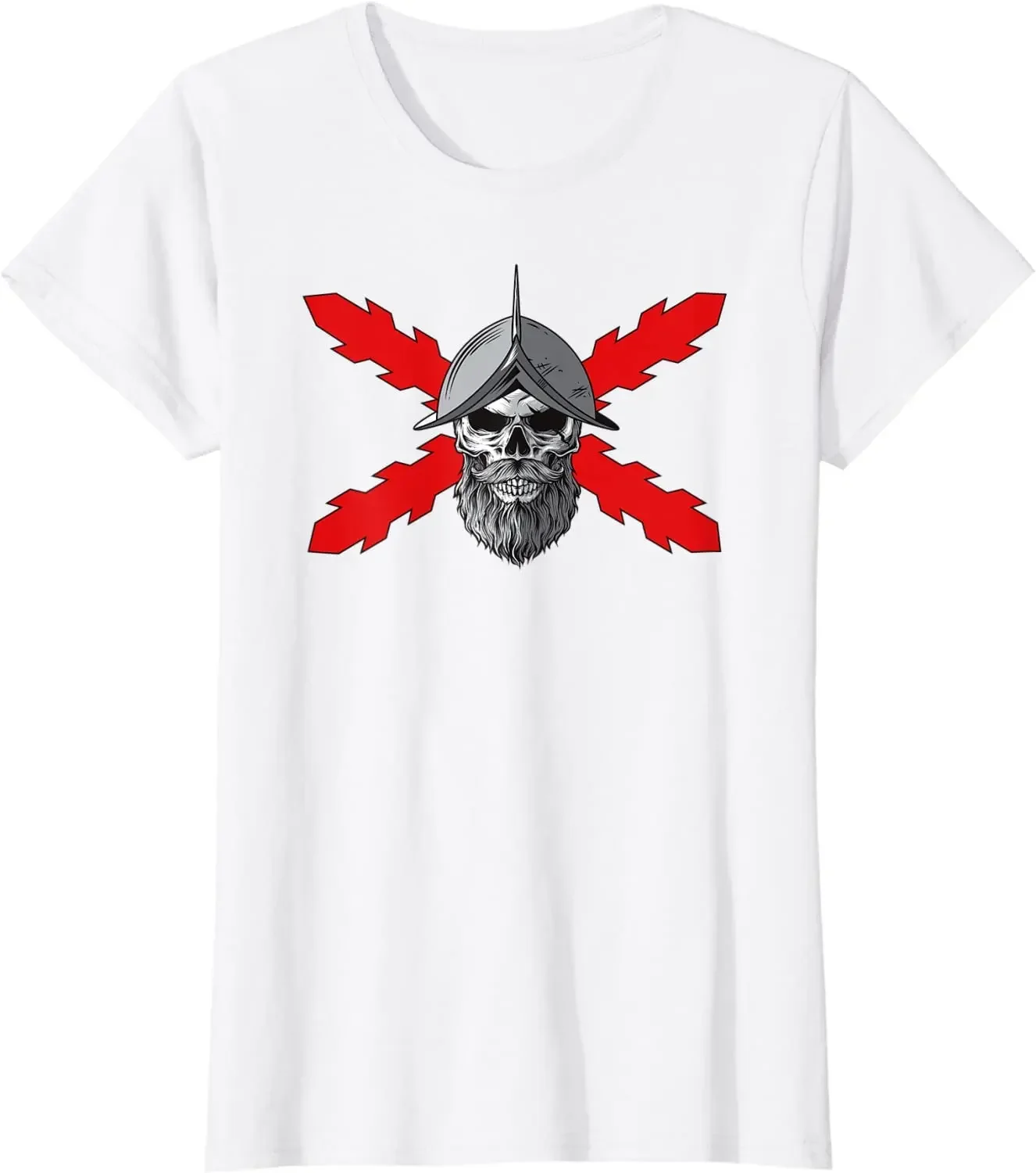 100% Cotton O-Neck Summer Shirts Soldado Calavera Men T-Shirt Short Sleeve Casual streetwear  men clothing  oversized t shirt