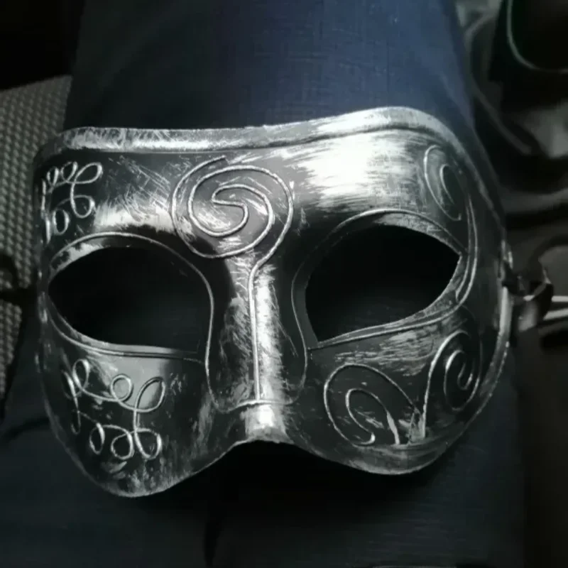 Festa di Halloween Mezza maschera Cosplay Masquerade Maschera retrò Anonimo Guy Man Fawkes Fancy Dress Costumi per adulti Accessorio