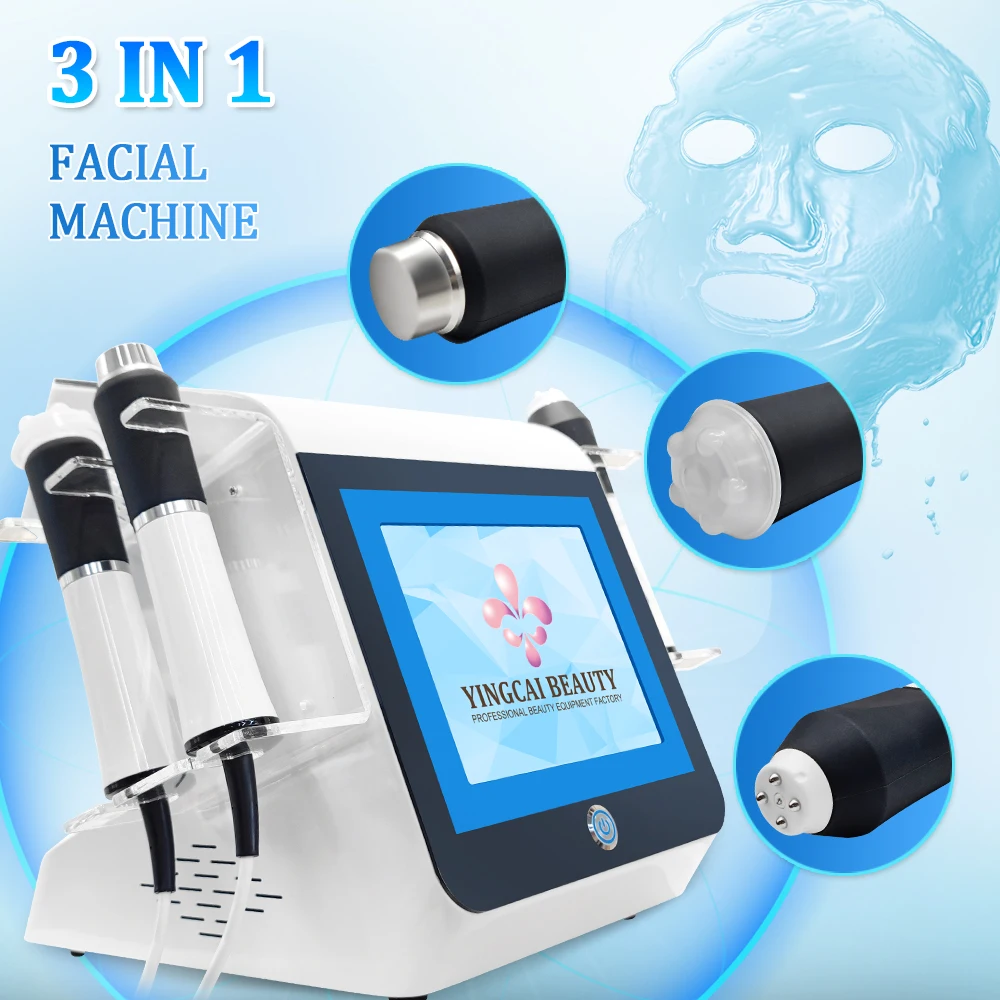 

Portable NEW 3in1 Ultra Rf Oxygen Co2 Bubble Hydra Skin Bright Rejuvenation Facial Beauty Machine for Wrinkle Removal