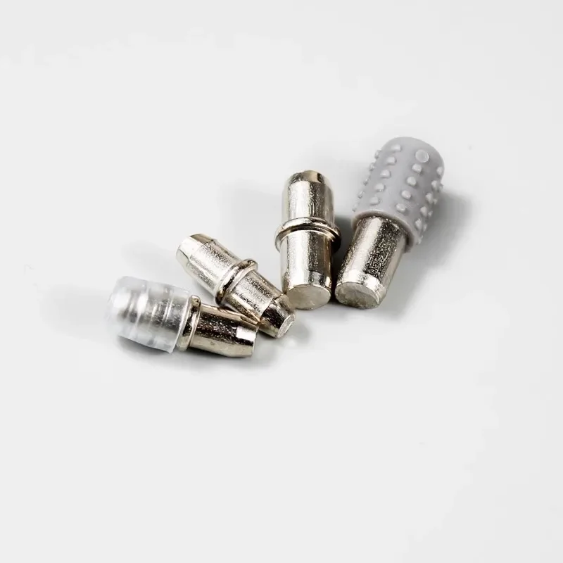 Heavy-Duty Shelf Support Clips with Rubber Sleeves Adjustable Shelf Bracket for Cabinets Wardrobes Ideal Supports and Shelf Pins