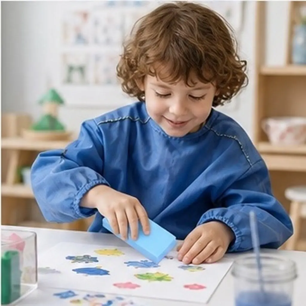 Soft Supple Painting Sponge Strong Absorbency No Spill Pigment Smooth Surface Ideal for Watercolor Acrylic Drawing Crafts Artist