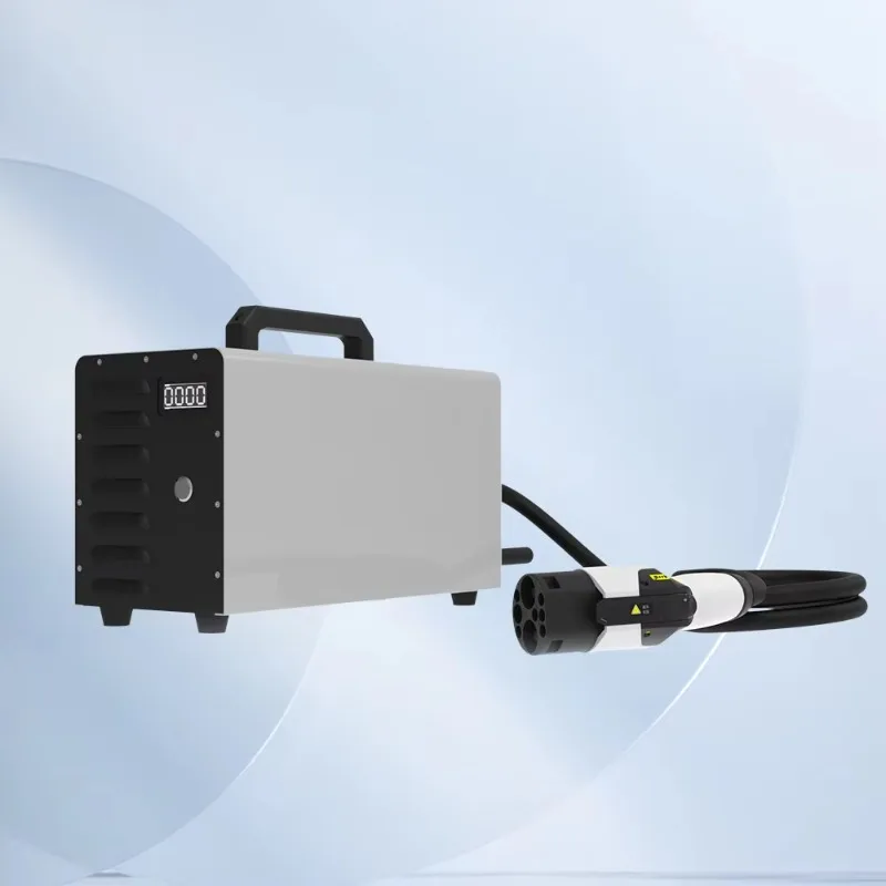 

Portable 7Kw DC Fast Charger Mobile EV Charging Station for Chinese Cars Home Electric Car with CC2 GBT Portable DC EV Charger