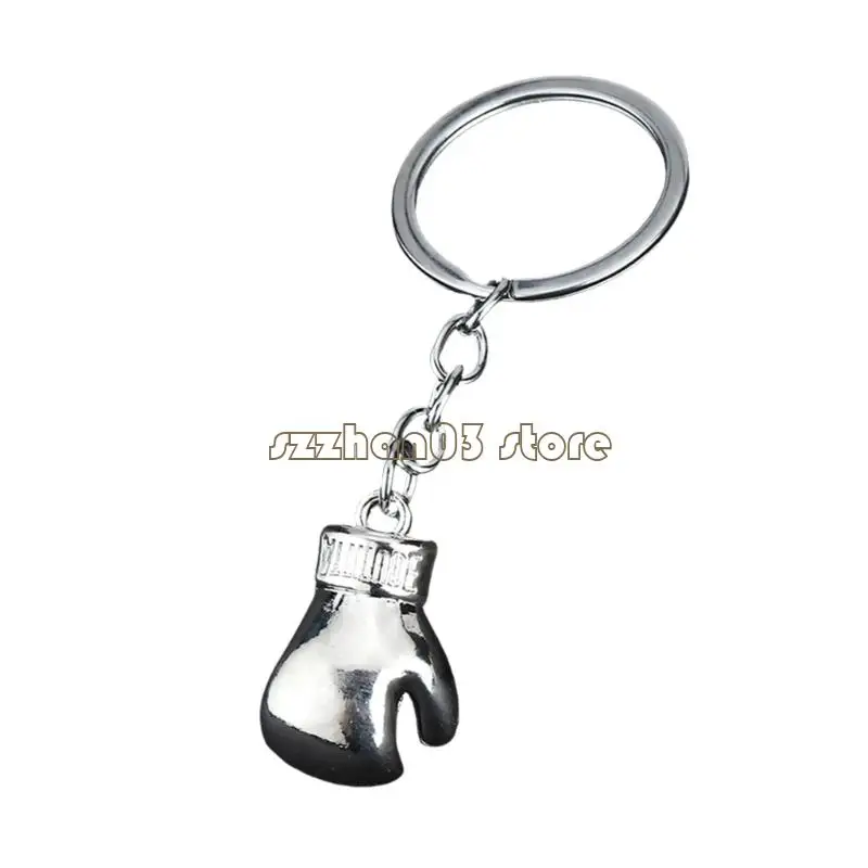 367C Trendy Alloy Boxing Glove Keychain With Vibrant Color Great For Personalizing Accessories Sports Enthusiasts Gift