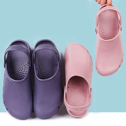 Thick Heel Medical Scrub Clogs Nurse Garden Shoes Arch Support House Slippers Sandals Breathable Slip On Indoor Outdoor Clogs