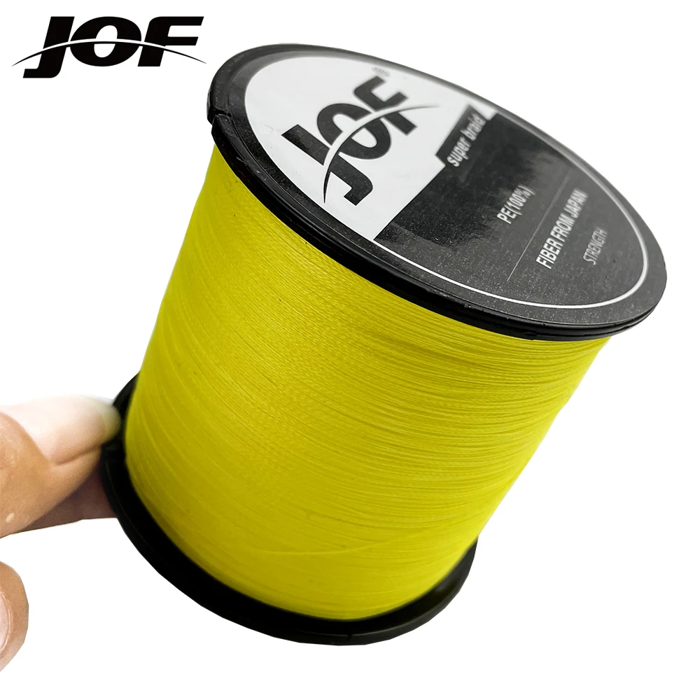 JOF X8 Super Strong 8Strands Braided Fishing Line 300/100M Multifilament PE Line Saltwater Fishing Tackle 22 31 39 43 52 61 78LB