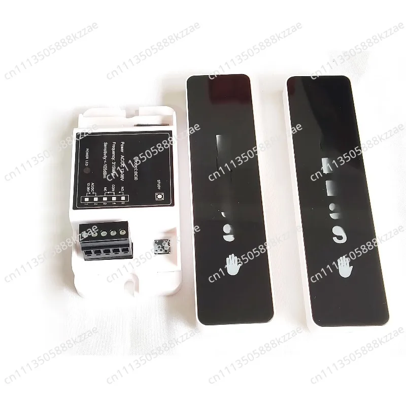 315MHz Wireless battery power push exit button switch touch switch for office automatic sliding door gate opener door lock bolt