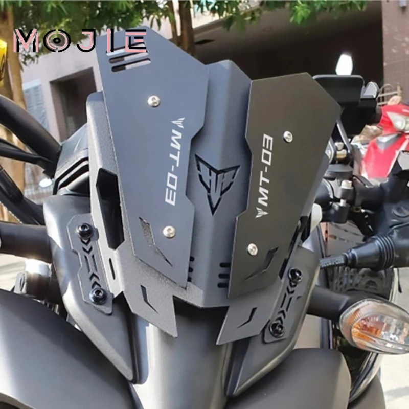 

MT25 MT-25 Motorcycle Windshield WindDeflector Guard Windscreen Windproof Hood For YAMAHA MT-03 MT03 MT 03 2020 2021 2022 2023