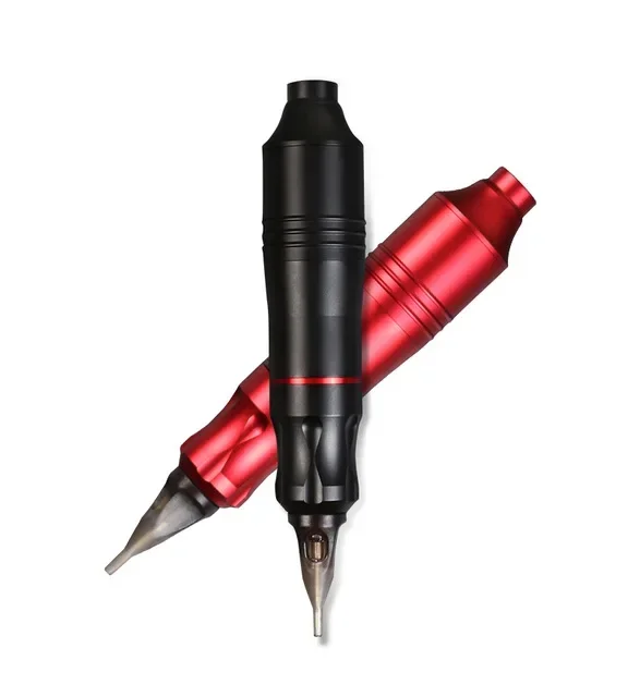 

Tattoo Machine Pen New Electric Tattoo Motor Gun Permanent Makeup Space Aluminum For Cartridge Needles
