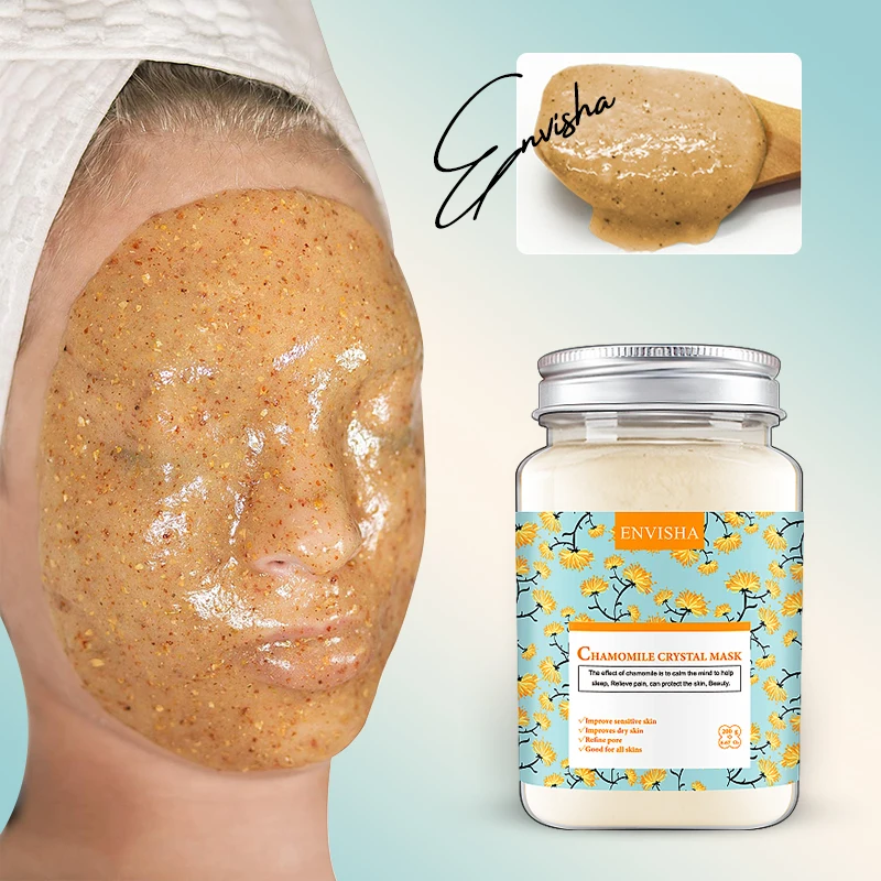 منتجات العناية بالبشرة قناع الوجه كريستال المضادة للتجاعيد الشيخوخة البابونج الياسمين الورد ترطيب تقليص المسام إزالة حب الشباب تبييض