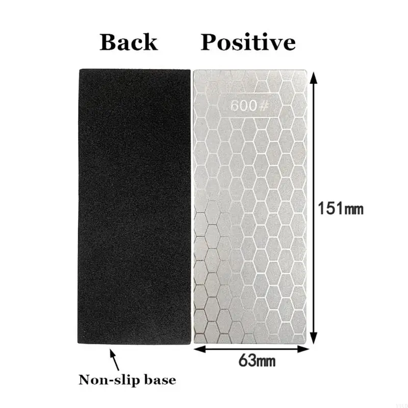 Y1UD Diamond Sharping Stone 200-2000# Knife Sharpner Whetstone Outdoor Kitchen