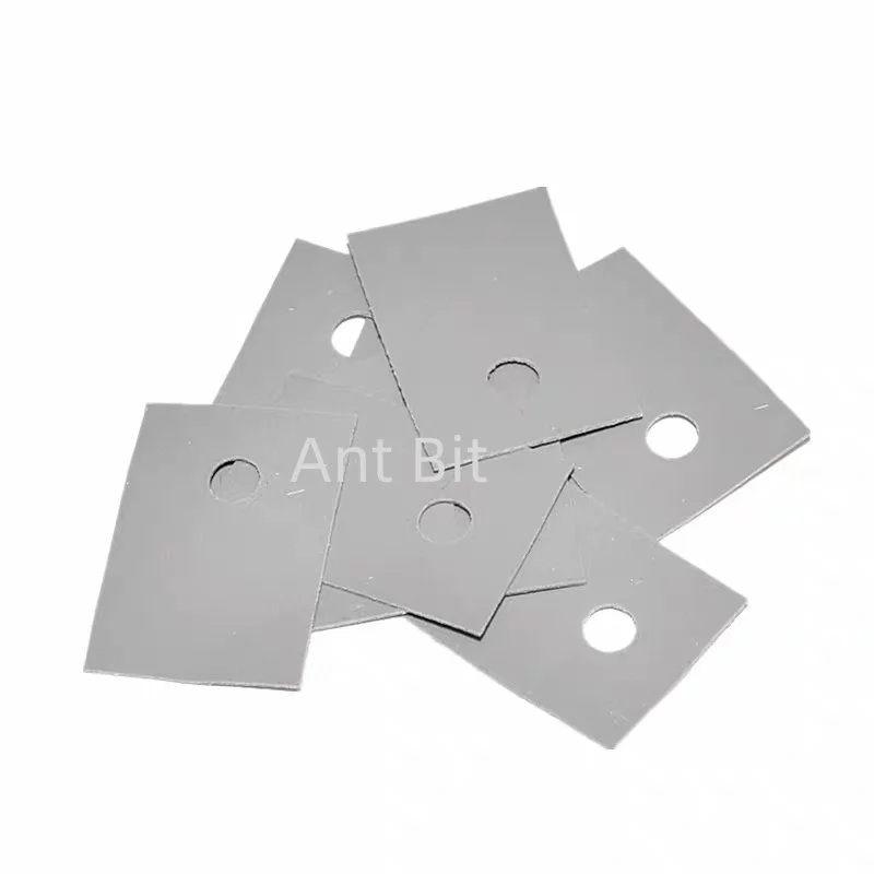 50PCS TO-3P TO-247 transistor silicone insulation sheet insulation gasket silicone film 20 * 25MM gray