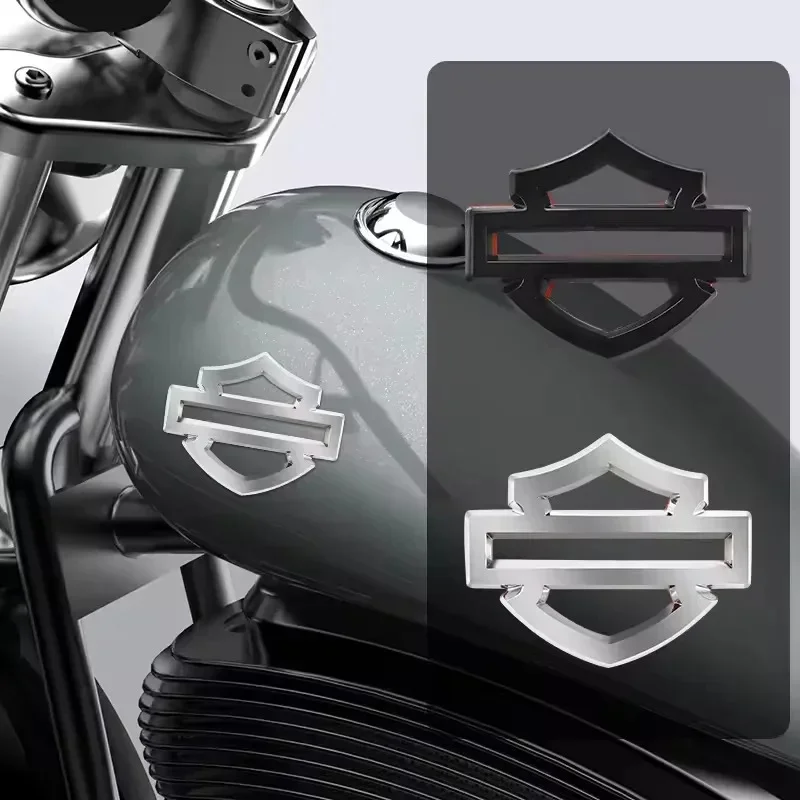 For Harley Davidson 3D Metal Accessories Motorcycle Stickers Emblem Logo Decals Side Body Badge Decoration Sticker For Fuel Tank view 4