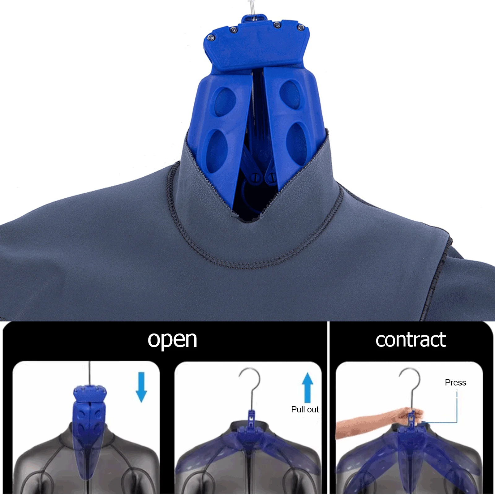 Image 5: Support pliable pour combinaison de plongée, support épaissi pour combinaison de surf, support pour équipement de plongée et de surf