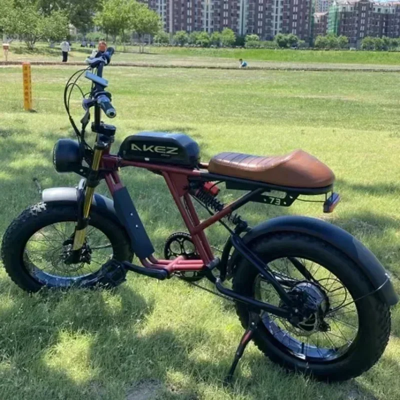 AKEZ super73 s2 All-terrain Electric bike 1500W Powerful Motor 48V 36AH Electric Bicycle 20-inch Fat Tire Urban Off-road e-bike image 9