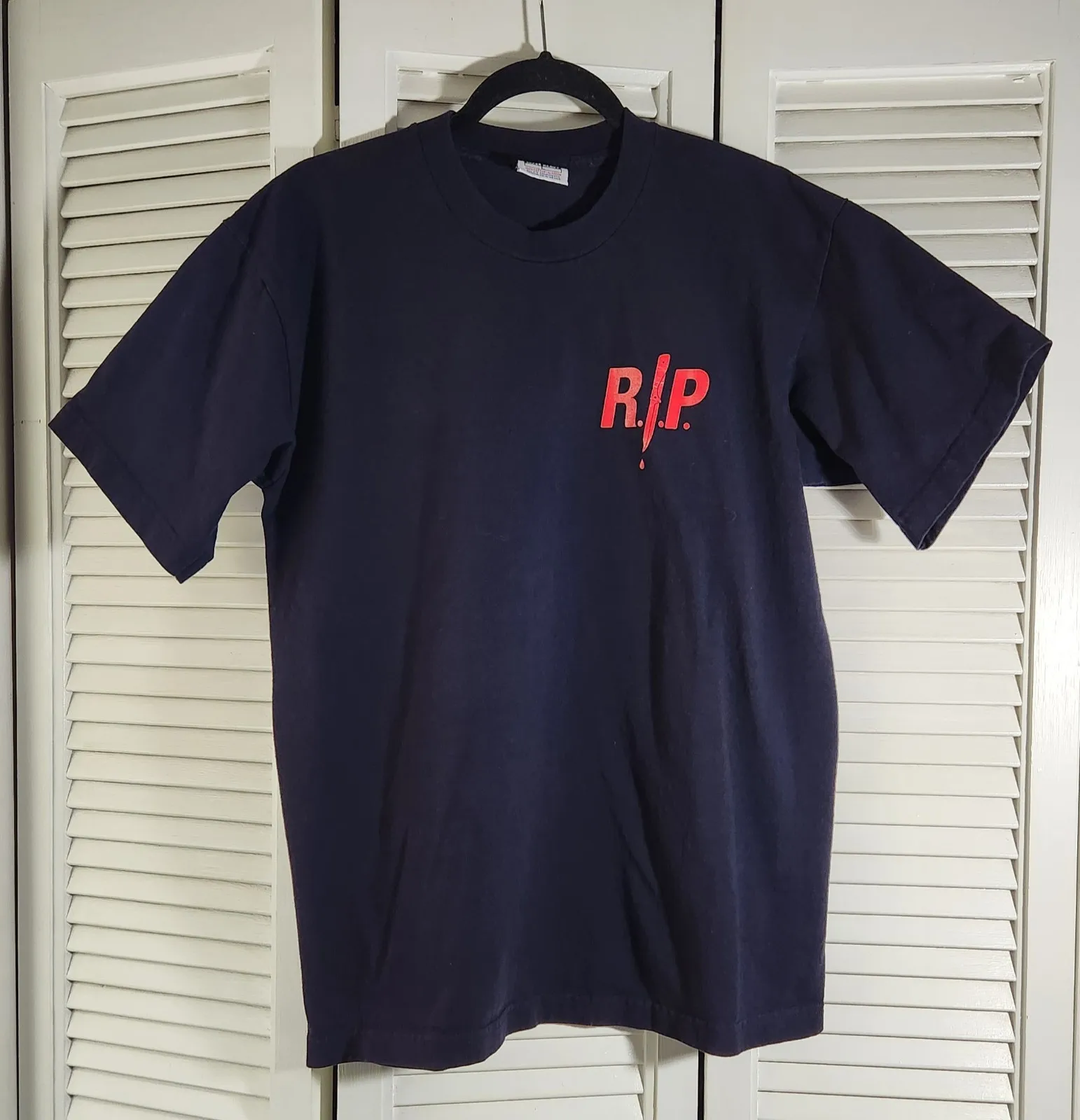 Dexter Logo R.I.P. Knife Graphic HBO TV Show Original Large Pro 5 Super Heavy