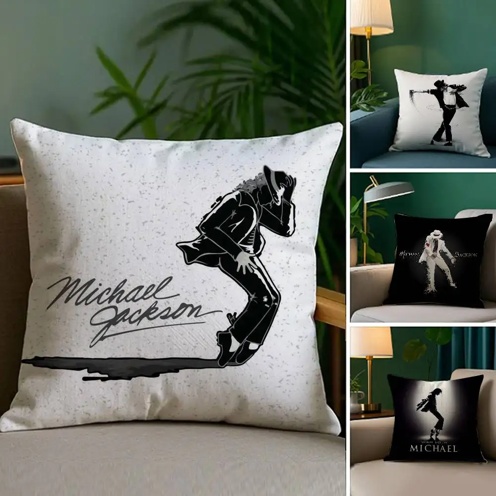 

Наволочка M-Michael Jacksons из плюшевой ткани, мягкая двухсторонняя наволочка с принтом для диванной подушки, наволочки