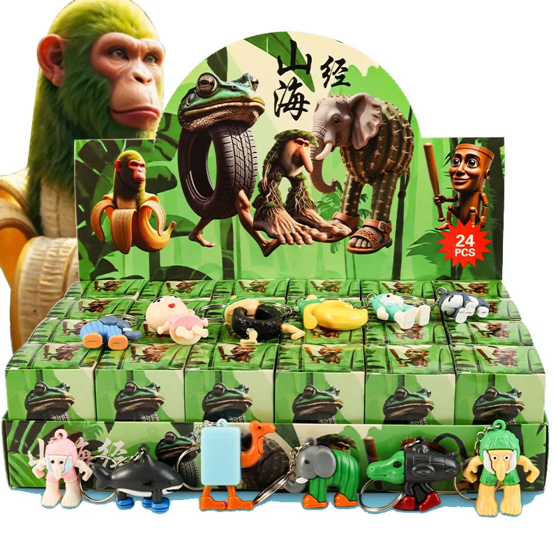 2026 تونغ تونغ تونغ صحور صندوق أعمى تونغتونغ صحور مفتاح سلسلة قلادة الشكل Trallelo Tralala تمثال القرش ليرلي لاريلا اللعب هدية