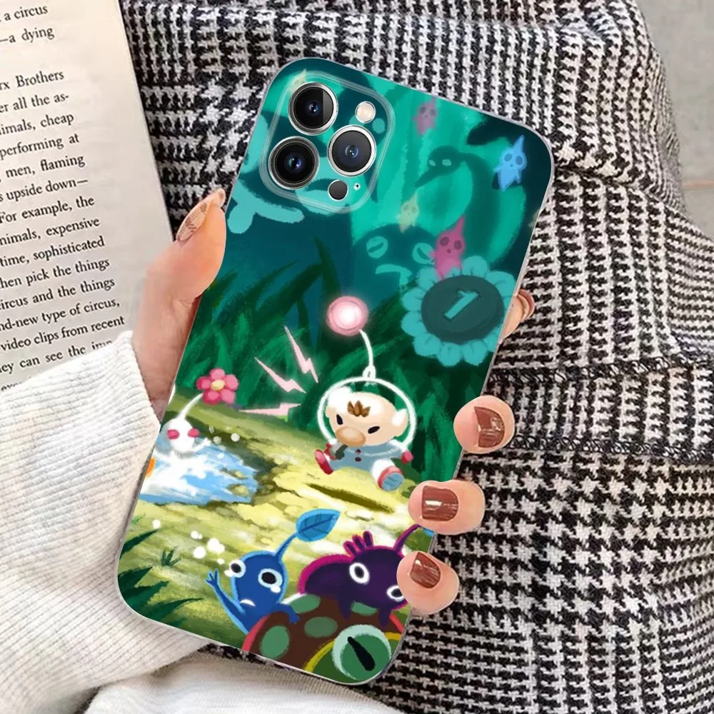 Etui na telefon PIKMIN 4 do iPhone 15 14 11 12 13 Mini Pro XS Max Cover 6 7 8 Plus X XR SE 2020 Funda Shell