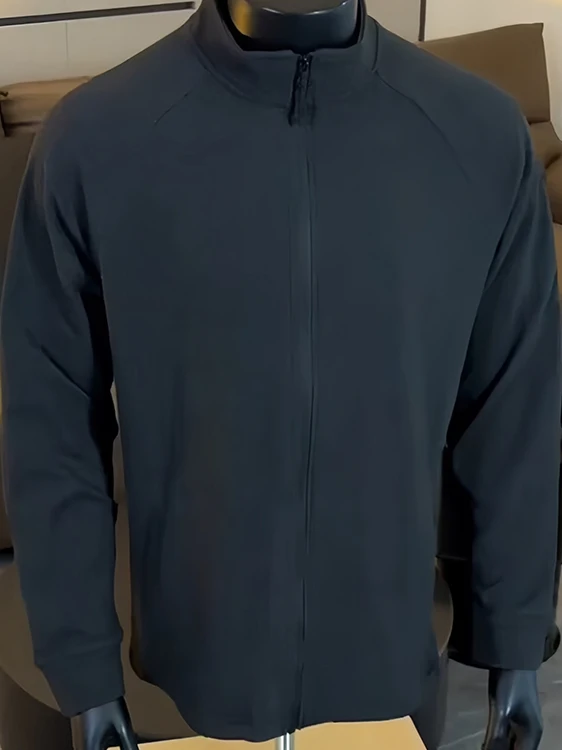 

American Sle Men's Fce Jaet Double-sided German Velvet Sport Running Fitn Training Outfit Autumn Winter Casual Faion