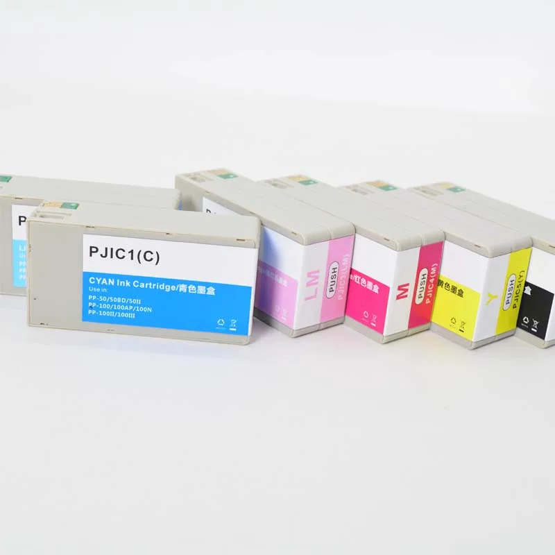 Cartucho de tinta para impresora Epson, dispositivo de inyección de tinta con 1 CD, PJIC1, PJIC2, PJIC3, PJIC4, PJIC5, PJIC6, PP100, PP50, PP-100N, PP50BD