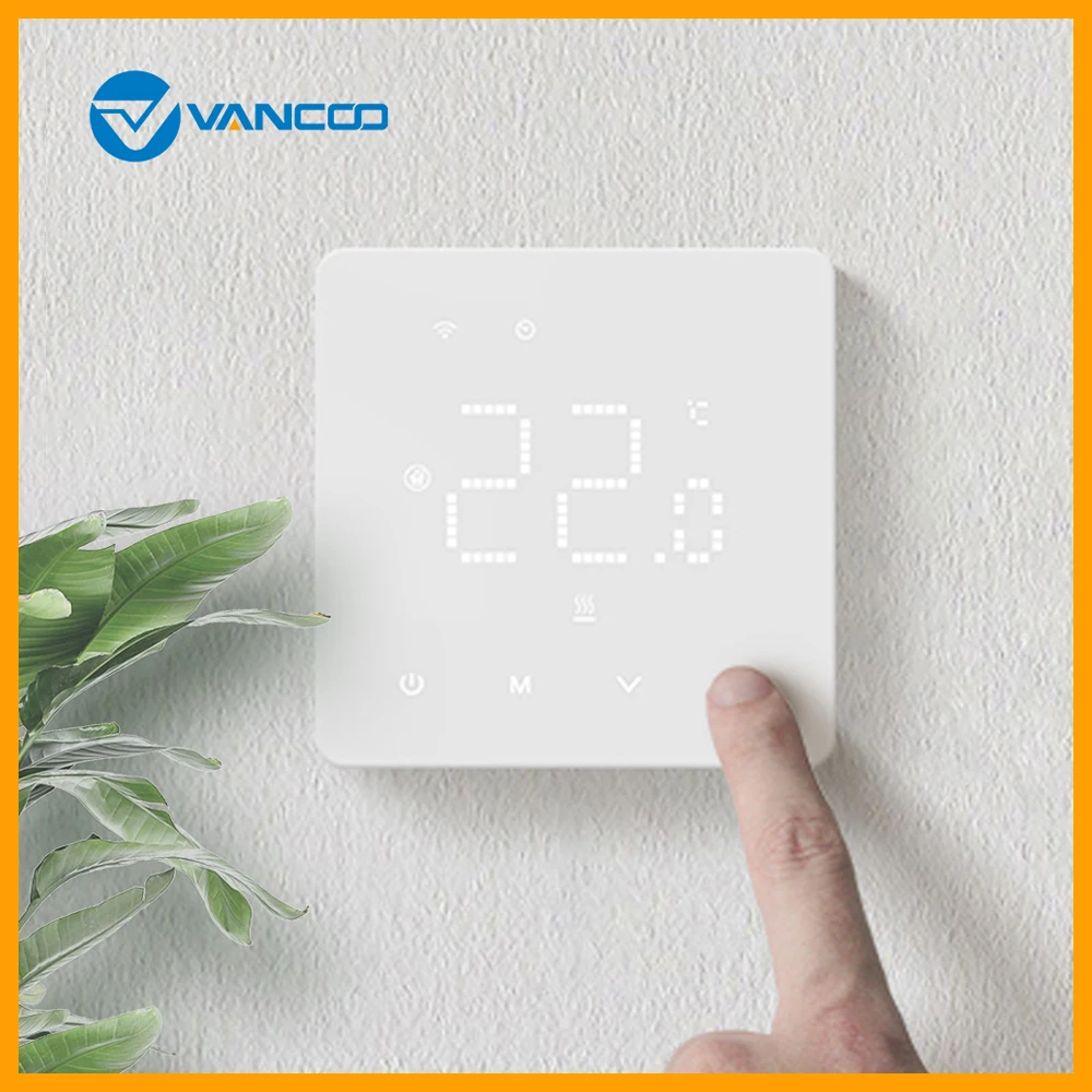 Умный термостат для теплого пола Tuya, Wi-Fi, с Alexa Alice Умный термостат для теплого пола Tuya, Wi-Fi, с Alexa Alice