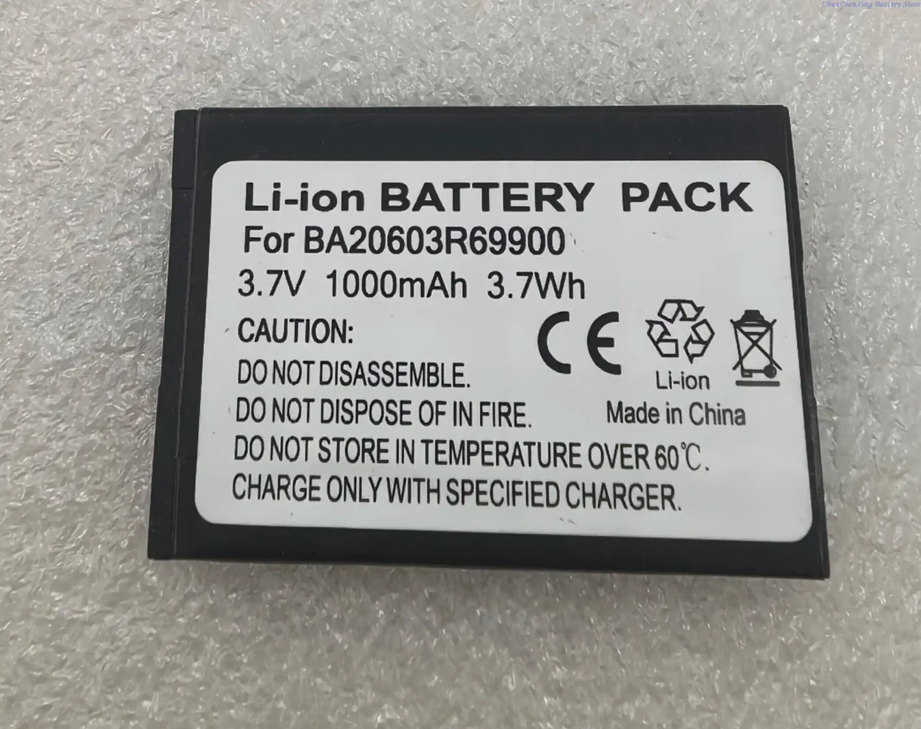 Batería para reproductor multimedia BA20603R69900 de 3,7 V y 750 mAh para Creative Jukbeox Zen NX, Nomad Jukebox Zen Xtra, MuVo2, CZMAB01 Zen Micro