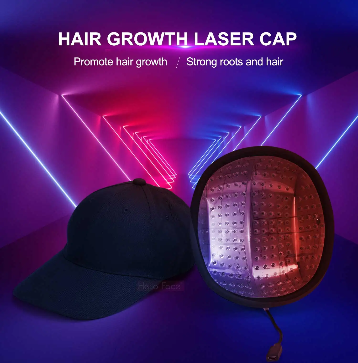 266 Laser Hair Caps Red Light Therapy  Hair Regrowth LED Treating Hair Loss Hat Prevent Hair Loss Relaxing Scalp