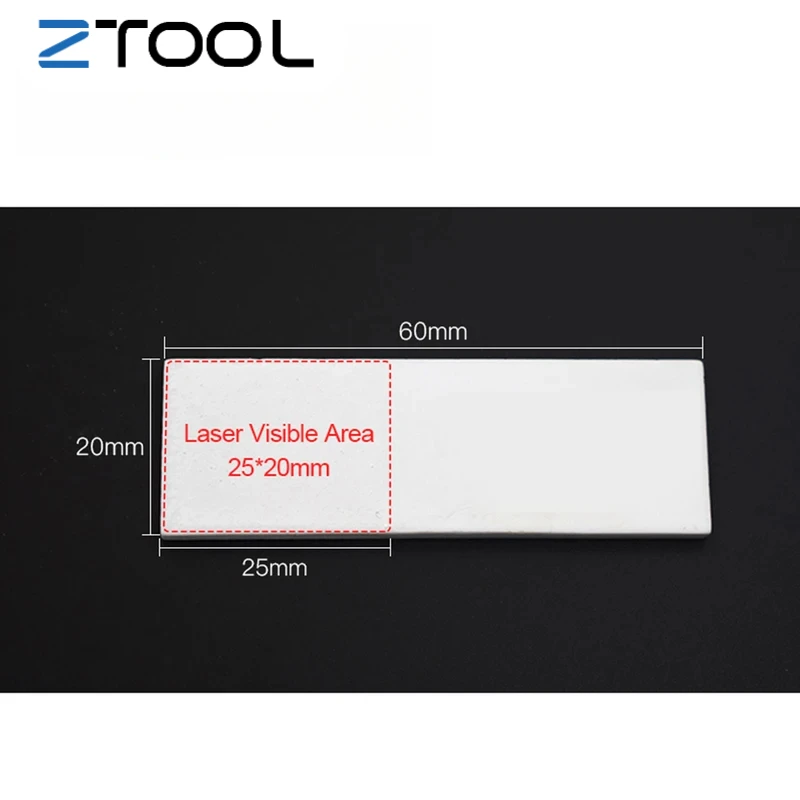 IR Detection Alignment Card Infrared Dimmer Visualizer Calibrator Ceramic Plate For YAG 1064nm Fiber Laser LED Diode Beam