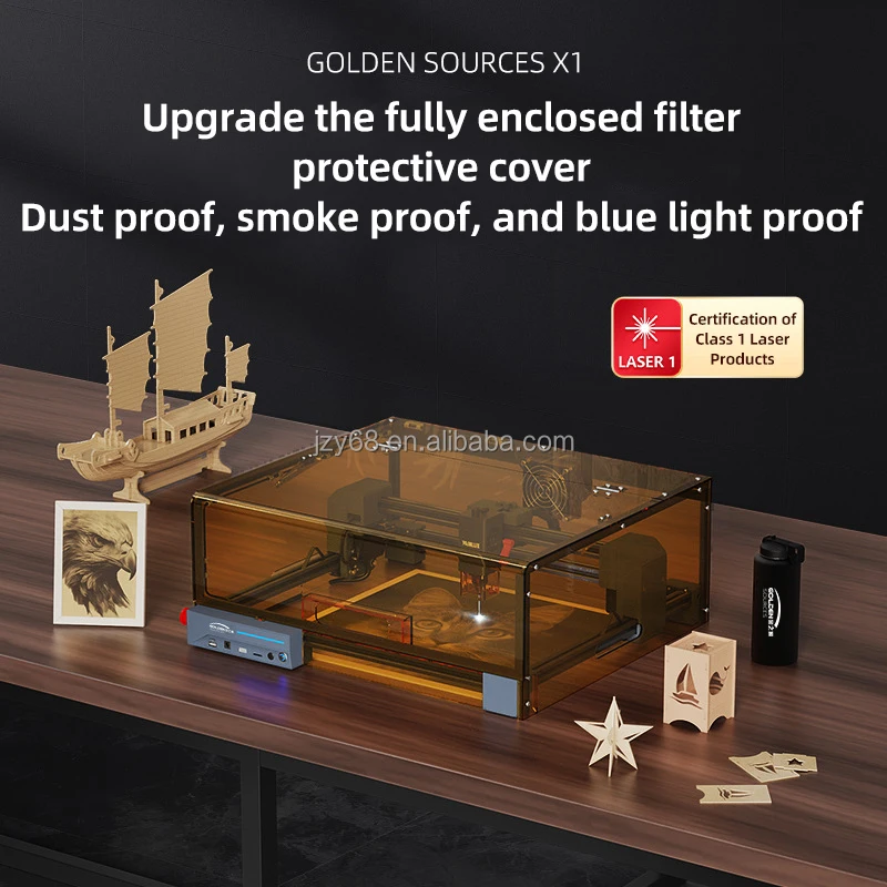 

HotProfessional Laser Engraving Machine Steel Metal Engraved Cutter for Wood Small Business Wood Printing Laser Coding Machine