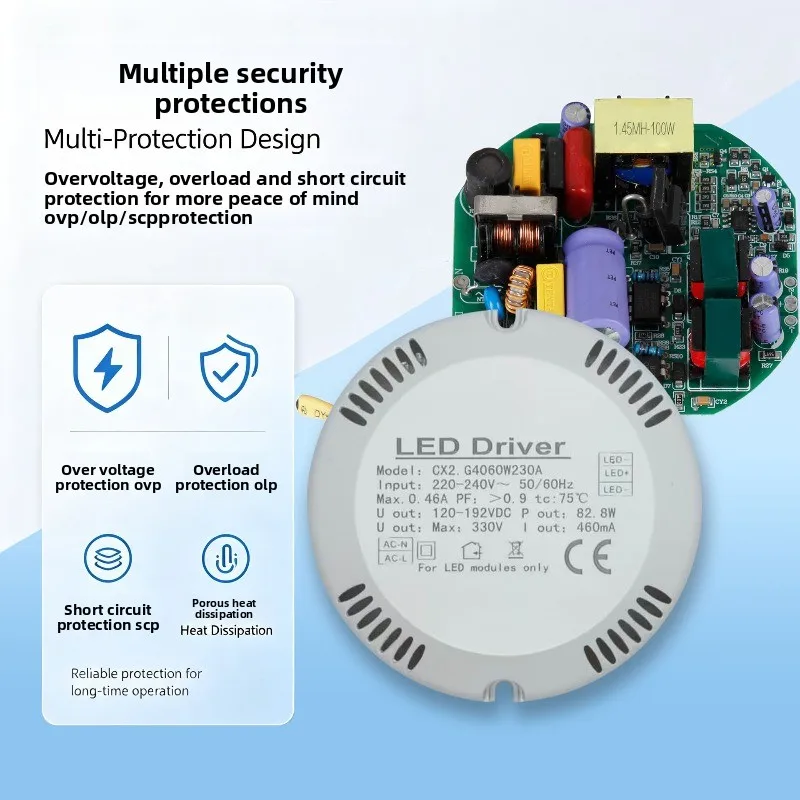 Non-isolated Commercial Constant Current Drive High P Full Power 2.4G Smart Light Memory Intelligent Dimming Led Power Driver