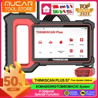 Herramientas de diagnóstico Thinkscan Plus S7/S6/S5/S4, sistema 7, 5 reinicio, herramientas automotrices libres de por vida, herramientas de lector de código de escáner Obd2 para coche