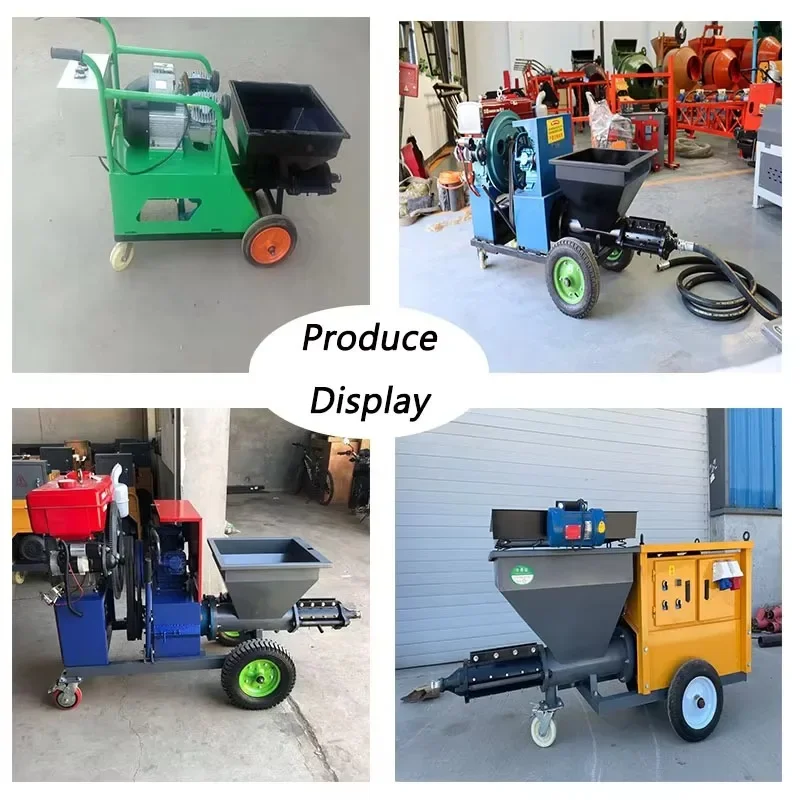 

【Factory】Multifunctional Cement Plastering Spraying Equipment Automatic Cement Gypsum Spraying Machine