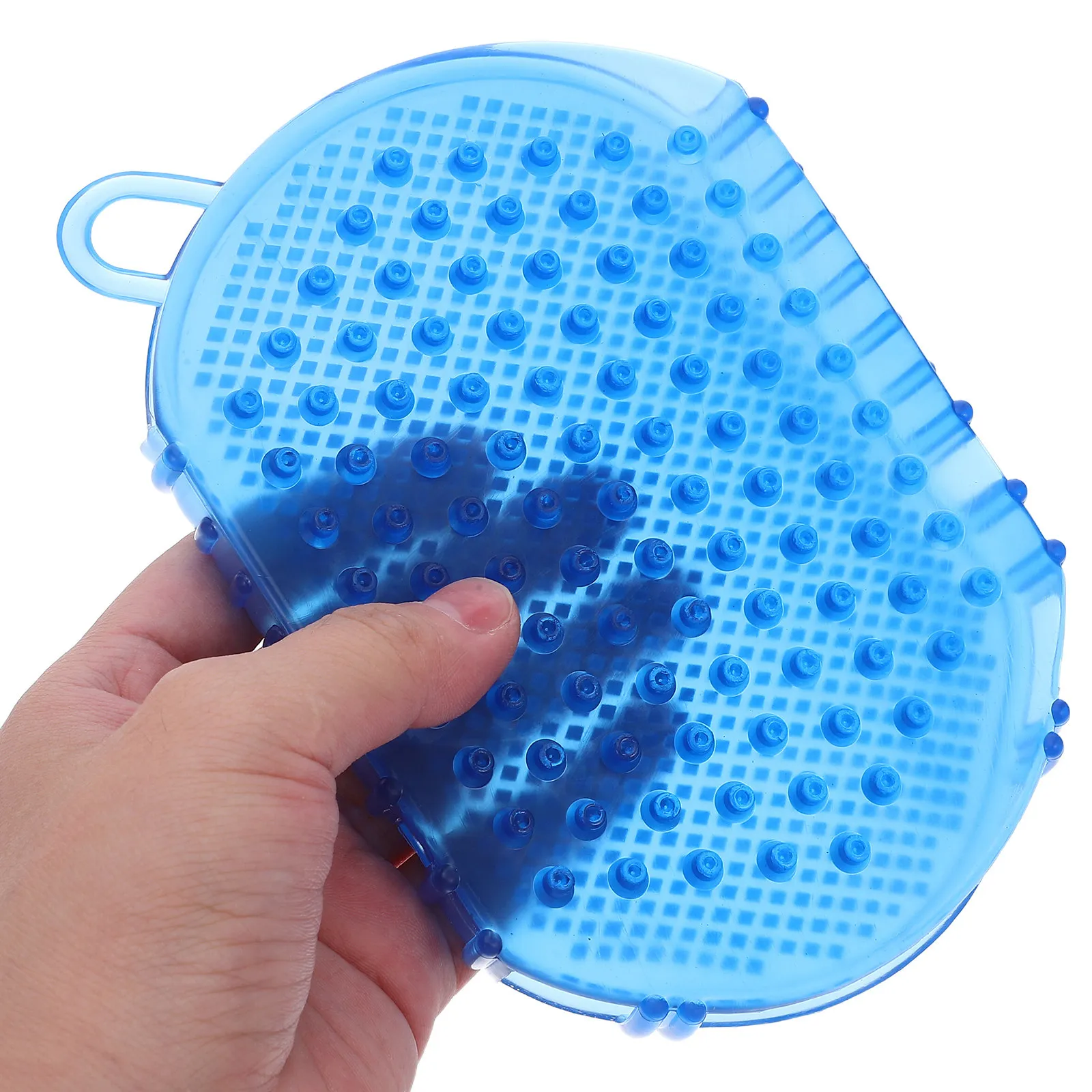4Pcs Meridian Massage Brush Set Double Sided Soft Palm Comb Scalp Body Cleaning Brush Portable Handheld for Travel Men Women