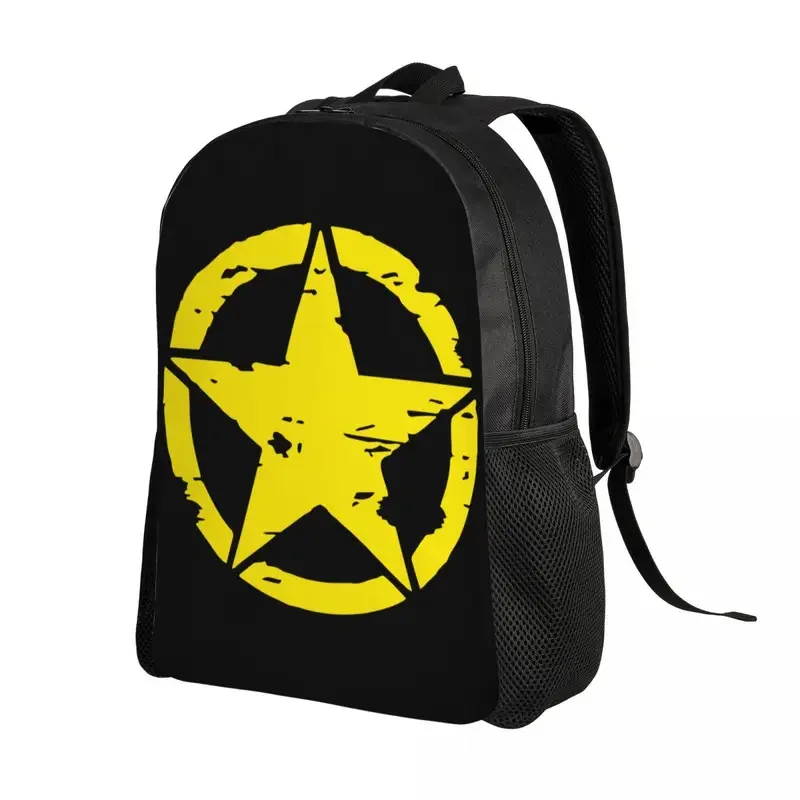 Customized America Tactical Military Star Backpacks for Women Men Waterproof College School Bag Print Bookbag