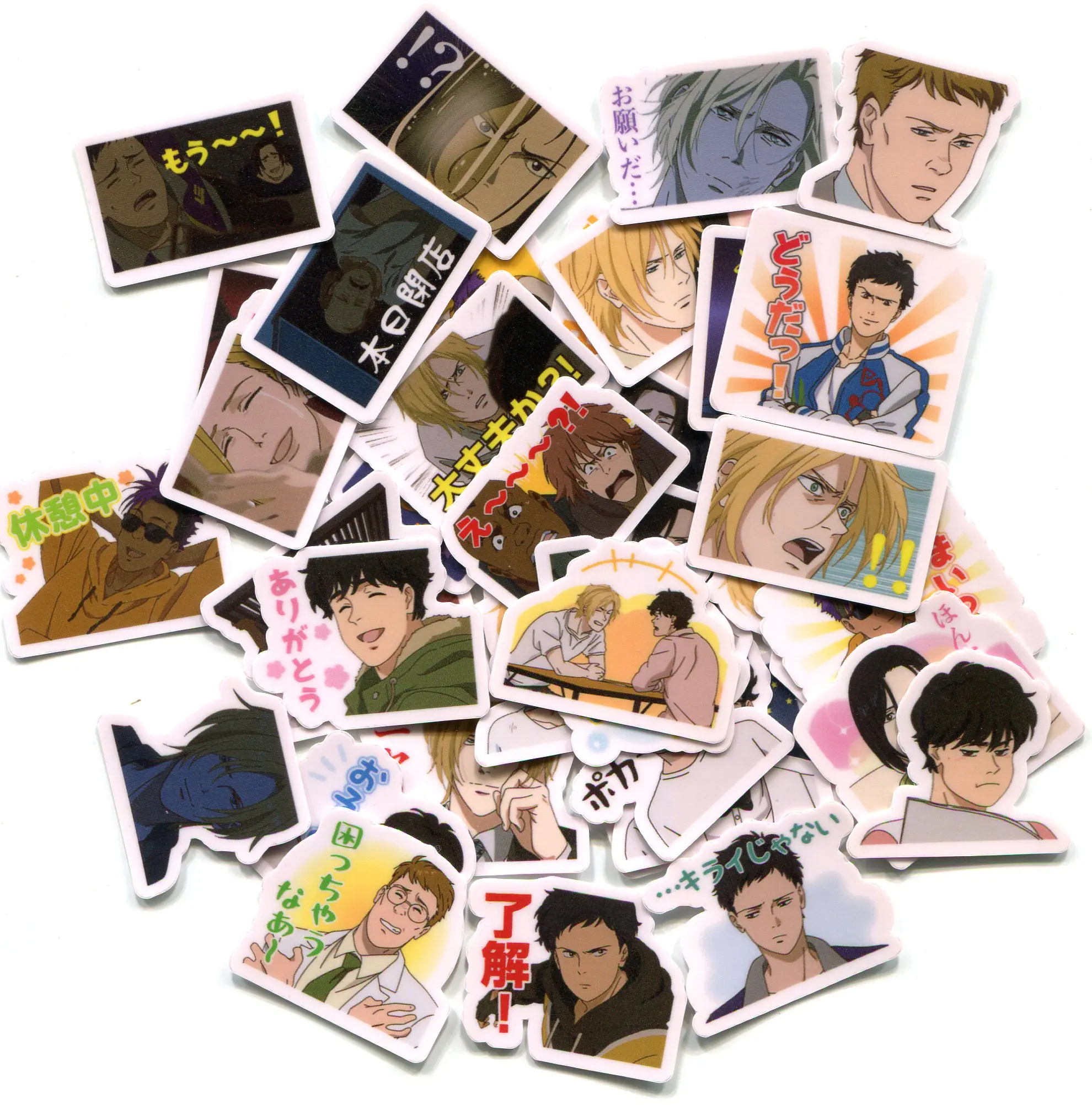 40 قطعة سمكة الموز المجلد 2 2-3 سنتيمتر ملصق Z 1507