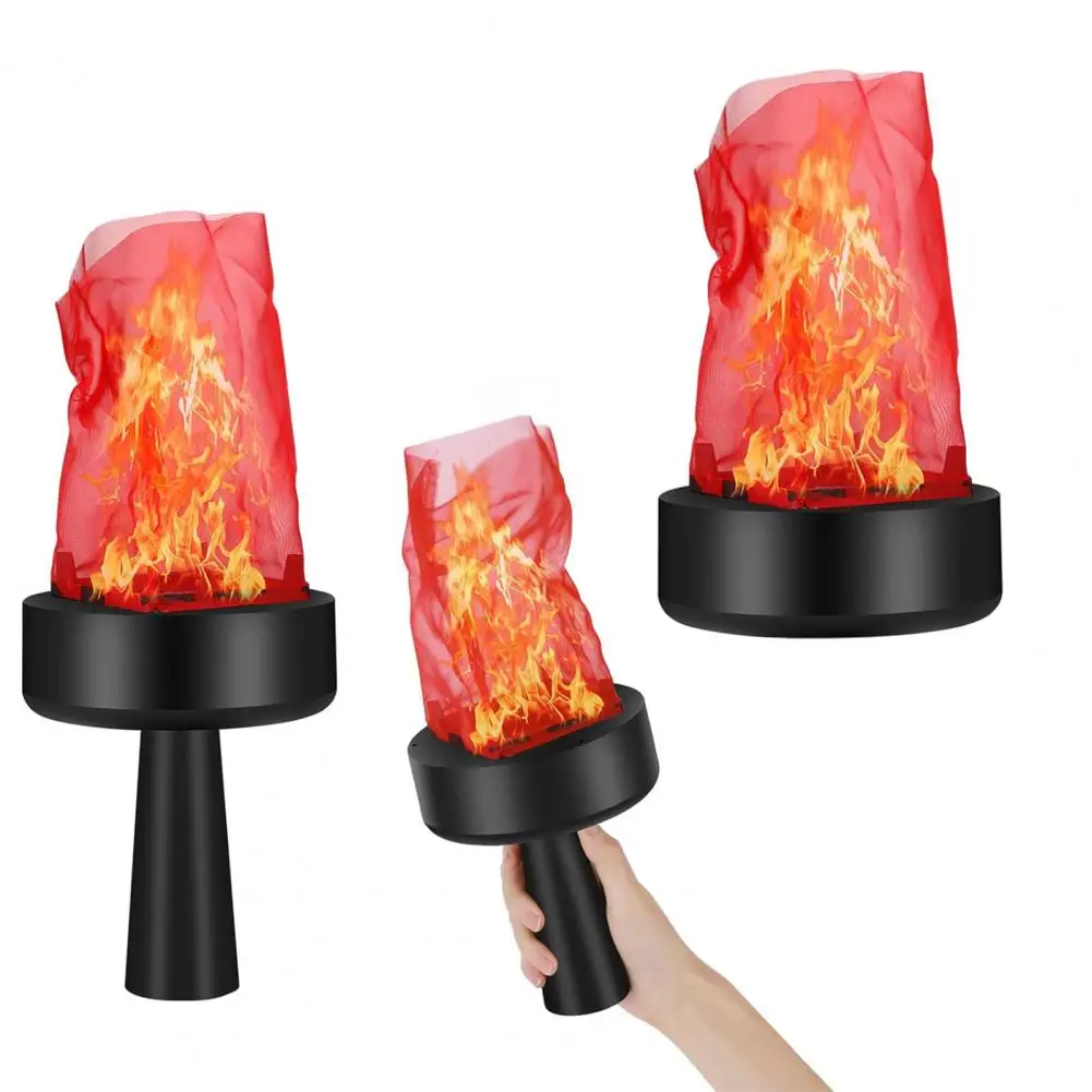 Fake Campfire Party Supplies Realistic 3d Electric Flame Lamp Usb Rechargeable Portable Campfire Light for Party Decoration