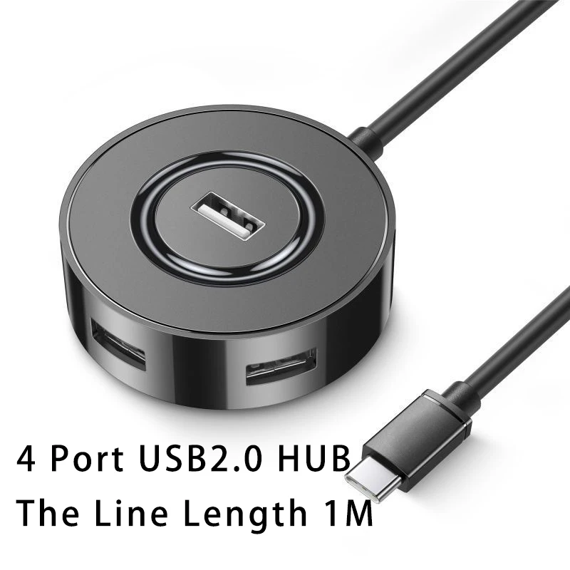 4 in 1 USB 2,0 Hub Hochgeschwindigkeits-Multi-USB-Splitter-Expander für MacBook Pro Computer PC Laptop Zubehör USB 2,0 Hub Adapter
