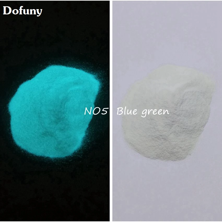 Luminous Sky Blue Glow In The Dark Powder Fluorescent Luminous Powder Paint DIY AD Materials Noctilucent Powder 10grams