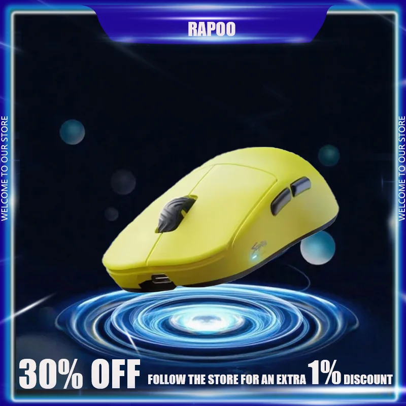 

Rapoo VT3s/VT3s MAX Wireless Mouse - Lightweight Ergonomic Dual-Mode 8K Gaming Mouse with PAW3950 Chip Nordic Design for Esports