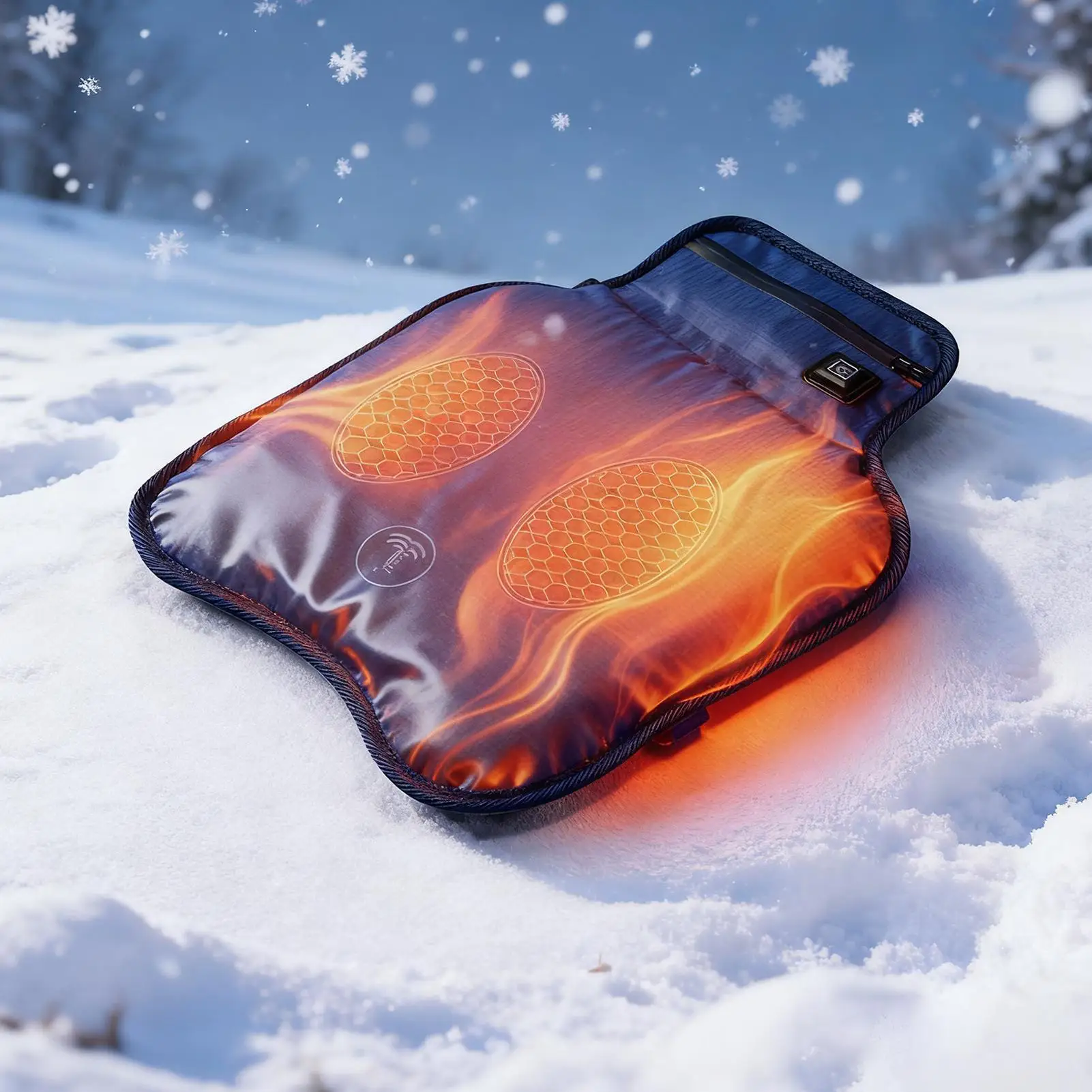 Heated Motorcycle Seat Cushion, Electric Warming Pad for Motorbike Bike, Comfort for Touring Adventure & Winter Commuting